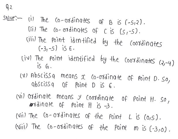 NCERT Solutions | Class 9 Maths Chapter 3 Coordinate Geometry