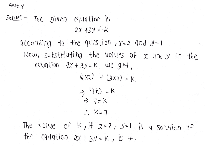 NCERT Solutions | Class 9 Maths Chapter 4 Linear Equation in two variables