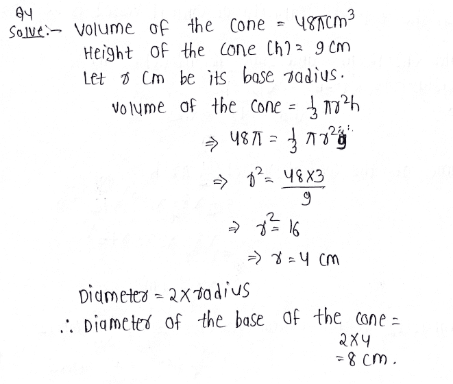 NCERT Solutions | Class 9 Maths Chapter 13 Surface Areas and Volumes