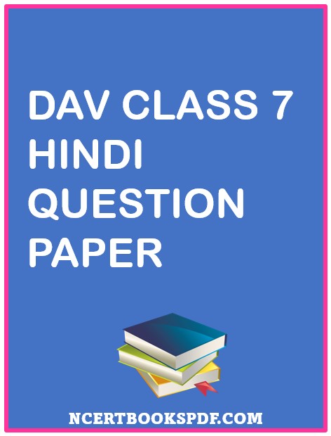 DAV class 7 hindi question paper