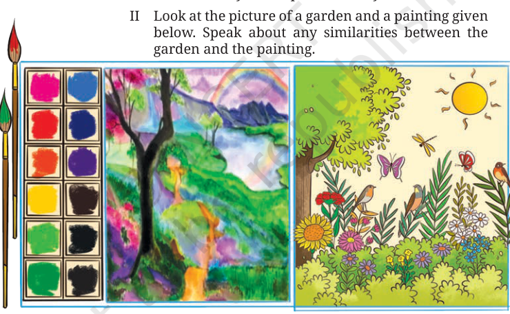NCERT Class 9 English Kaveri Chapter 3 Canvas of Soil Garden and Painting Comparison